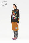 YANYAN KNITS Alpaca Knitted Sweater/Pencil Skirt YYK-YYW24-1961-HUANG Skirt YYK-YYW24-1941
